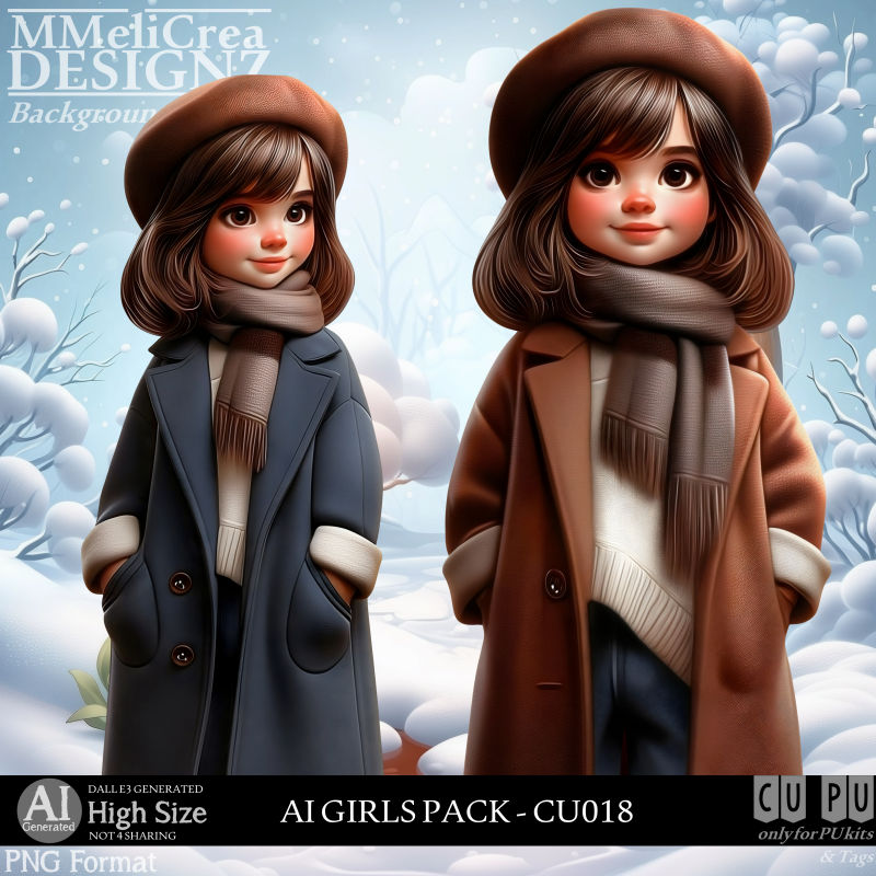 (image for) AI - GIRLS PACK CU018 (CU4PU/PNG)